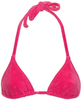 The Iris cotton blend bikini top