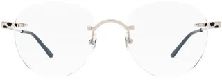 Cartier Round Rimless Glasses