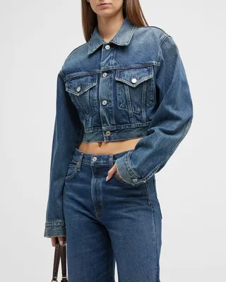 Cybil Cropped Denim Jacket