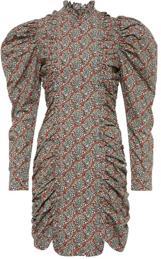 Floral cotton minidress