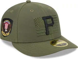 Men's New Era Green Pittsburgh Pirates 2023 Armed Forces Day Low Profile 59FIFTY Fitted Hat