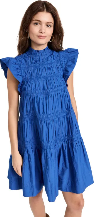 Sea Steph Cotton Flutter Sleeve Tunic Dress