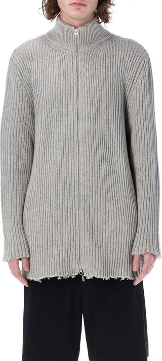 Destroyed Zip Sweater