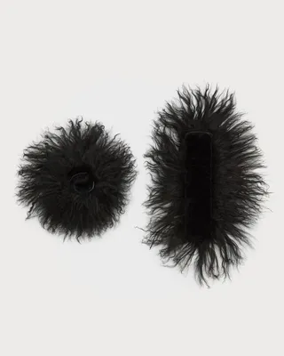 Lamb Shearling Slap Cuffs