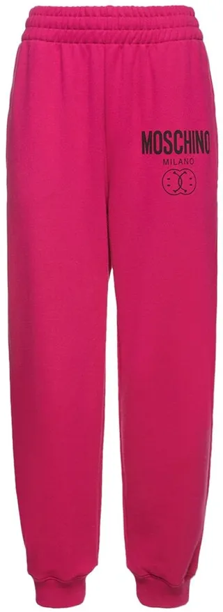 Logo printed cotton jersey sweatpants