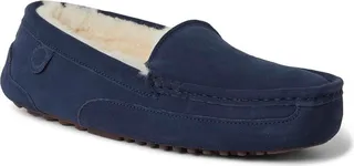 Fireside By Dearfoams Men's Melbourne Genuine Shearling Moccasin