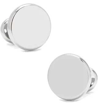 Engravable Round Cuff Links
