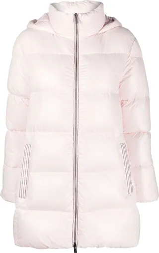 Padded Hooded Zip-Up Coat