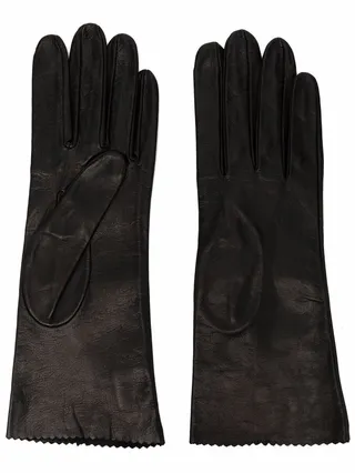 Slip-On Leather Gloves