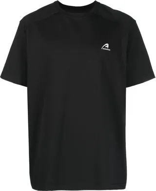 logo-embroidered cotton T-shirt