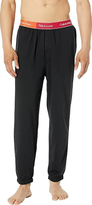 Calvin Klein Underwear Pride This Is Love Joggers (Black) Men's Pajama