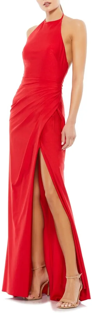 Halter Jersey Gown