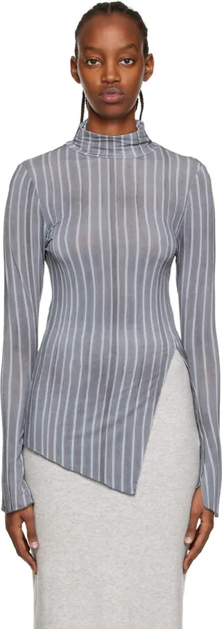 Paloma Wool Gray Stylus Turtleneck