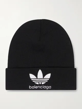+ adidas Logo-Embroidered Knitted Beanie
