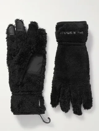 High Loft Logo-Embroidered Polartec Fleece Gloves