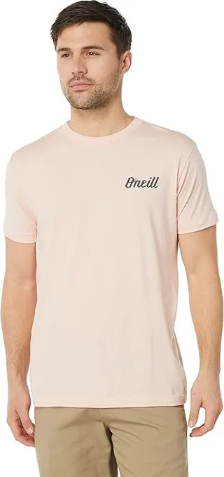 O'Neill Burnout Short Sleeve Tee (Pink) Men's T Shirt