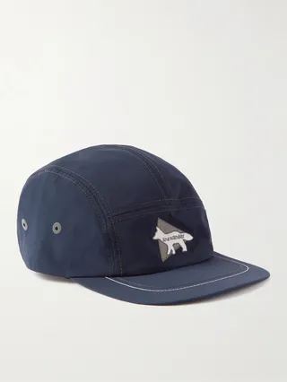 + Maison Kitsuné Logo-Embroidered Nylon Baseball Cap