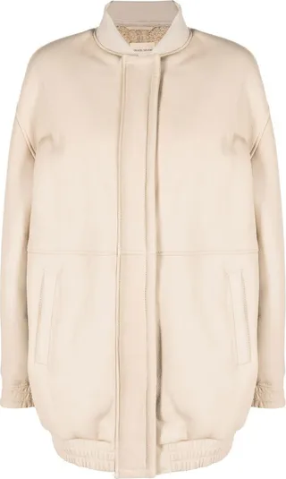Gabriola shearling-lined bomber jacket