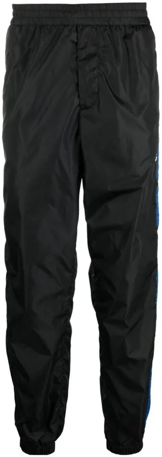 Greca-trim logo-embroidered track pants