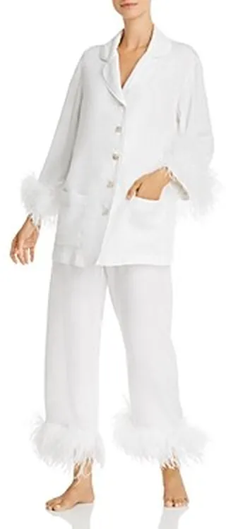 Sleeper Feather Trim Pajama Set - 100% Exclusive