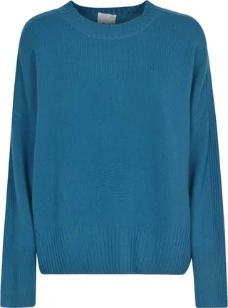 Allude V-Neck Knitted Jumper