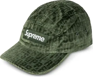 Velvet Pattern Camp Cap