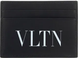 Valentino VLTN Logo Printed Cardholder