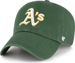 Men's '47 Brand Green Oakland Athletics Clean Up Adjustable Hat