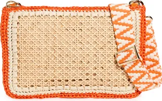 Caterina Bertini Crochet Crossbody Bag