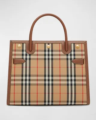 Small Vintage Check Title Bag