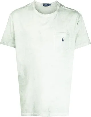 embroidered-logo T-shirt