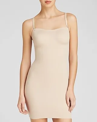 Tc Fine Intimates Just Enough Strapless Slip
