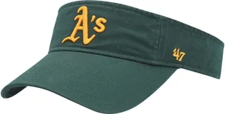 Men's '47 Green Oakland Athletics Clean Up Adjustable Visor
