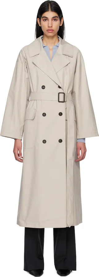 Max Mara Beige Atrench Trench Coat