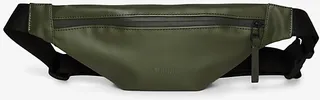 Womens Evergreen Logo-embossed Mini Shell Belt bag