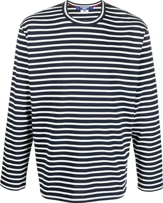 long-sleeve cotton T-shirt