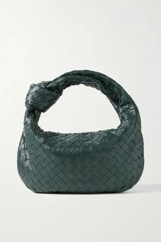 Bottega Veneta - Jodie Teen Knotted Intrecciato Leather Tote - Green