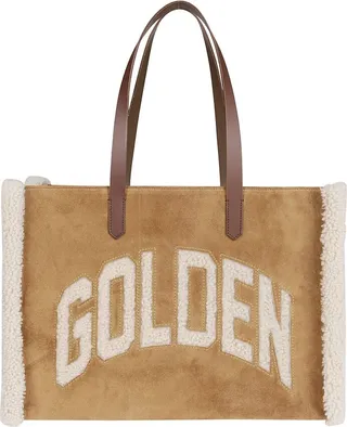 Golden Goose Deluxe Brand Logo Detailed Strapped Tote Bag