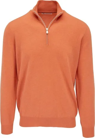 Fine-Knit Half-Zip Jumper