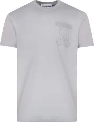 Moschino Logo Detailed Crewneck T-Shirt