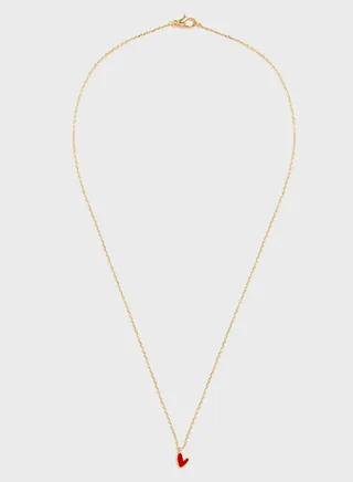 Necklace With Heart Pendant