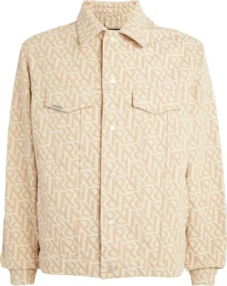 Represent Monogram Denim Jacket