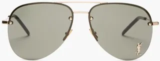 Aviator Metal Sunglasses