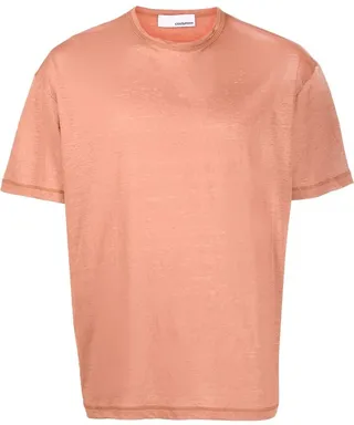 short-sleeve linen T-shirt