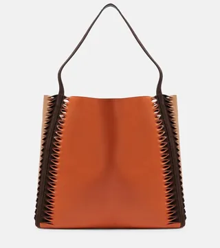 Louela Small leather shopper