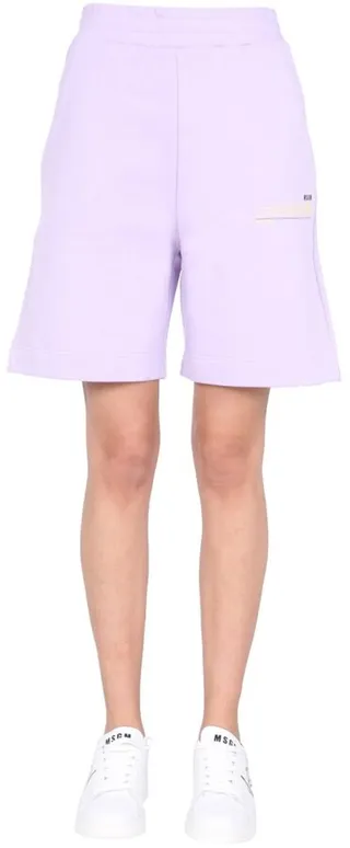 MSGM Logo Track Shorts