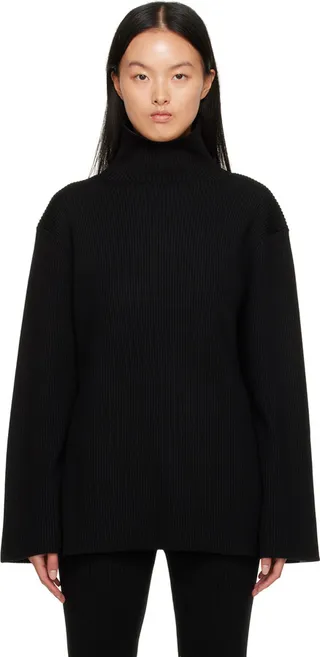 Studio Nicholson Black Ettore Turtleneck