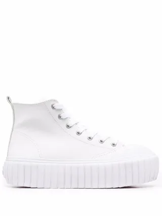 Platform Lace-Up Sneakers