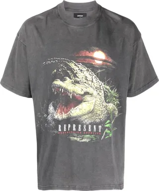 logo-print cotton T-shirt