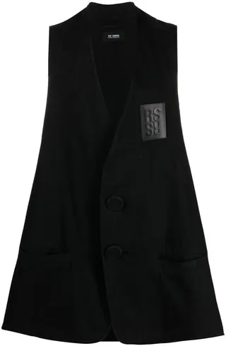 Logo-Patch Long Vest